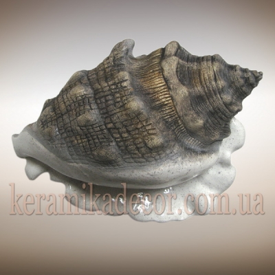 Керамическая морская раковина для декора купить Киев