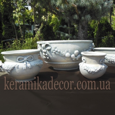 Керамическая чаша для цветов купить Киев