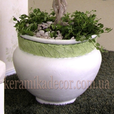 Керамический горшок-ваза для цветов купить Киев