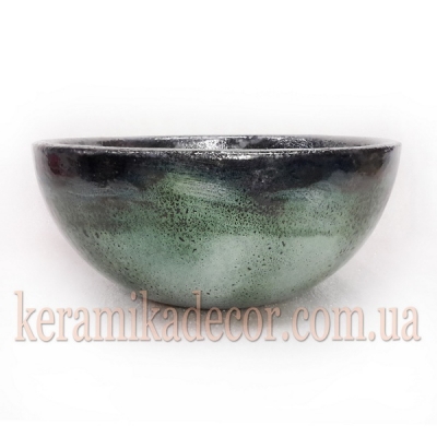 Керамическая глазурованная чаша для цветов купить Киев