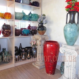 Магазин керамических изделий, горшки, вазы, чаши, колонны, фризы, консоли, сувениры купить Киев, Украина