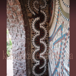 Керамическое мозаичное панно