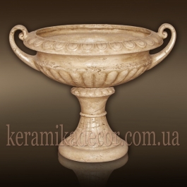 Керамическая античная чаша под мрамор купить