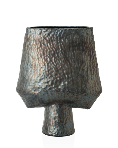 Керамічна ваза "Луна 4" глазур-рельєф