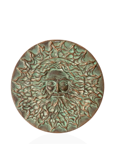 Керамічне панно "Cварог" d40 розпис