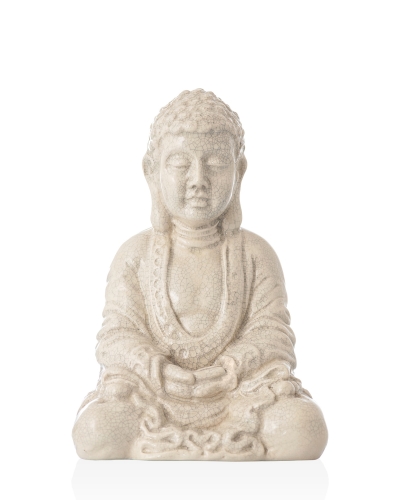 Керамічна скульптура "Будда" h 22см глазуроване покриття