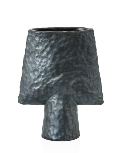 Керамічна ваза "Луна 3" глазур-рельєф