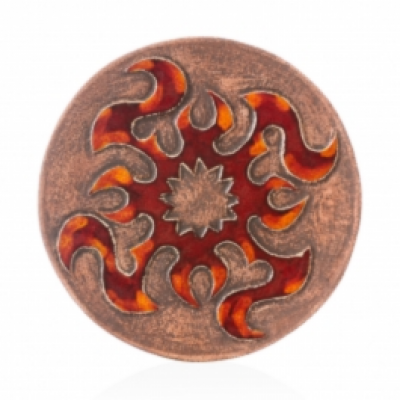 Декоративна тарілка "Небесний хрест" d30 глазур