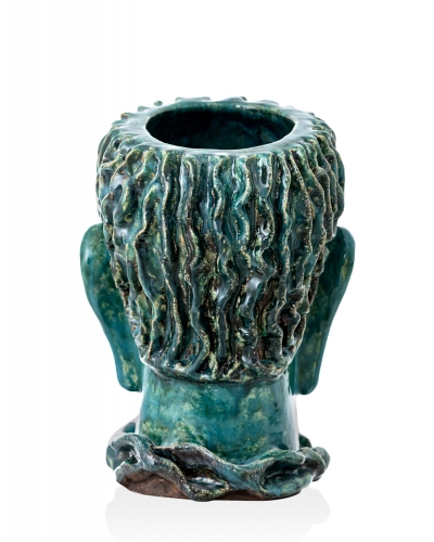 Кашпо "Будда" h30 глазуроване покриття