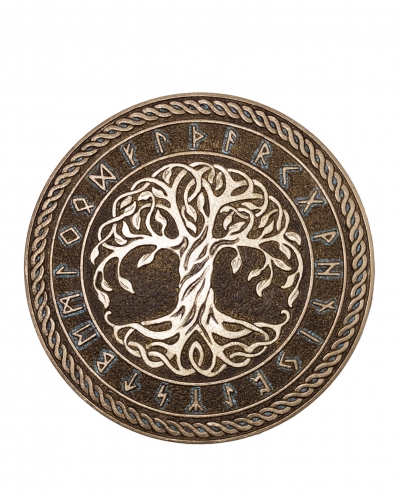 Диск рунічне дерево d41 золото