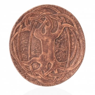 Декоративна тарілка "Дерево Всемир'я" d30 ангоб