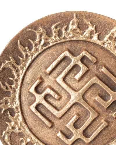 Декоративна тарілка "Родимич" d30 золото