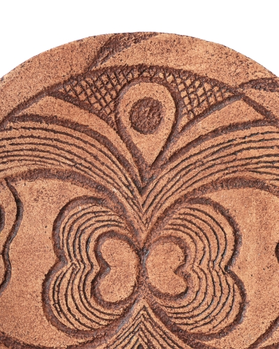 Декоративна тарілка "Дуальність" d30 ангоб