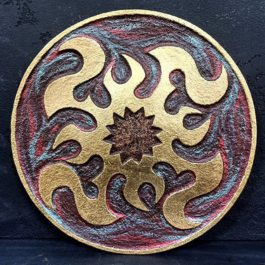 Декоративна тарілка "Небесний хрест" d30 розпис