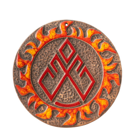 Плакетка "Леля" в глазурованому покритті