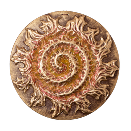 Диск "Спіраль" золото з елементами акрилу