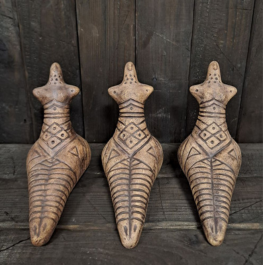 Керамічна "Трипільська баба сидяча велика" ts-9