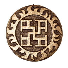 Плакетка "Духовна сила" в золотому покритті