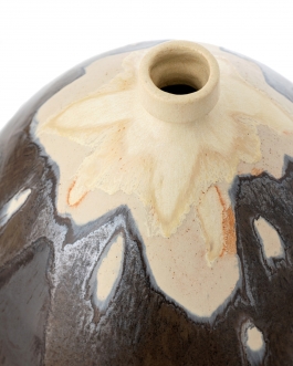 Керамічна ваза "Крапля" глазуроване покриття