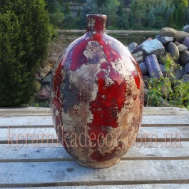 Керамічна ваза-бутилка v-106g