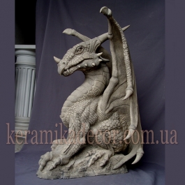Керамічна скульптура "Дракон" sk-25