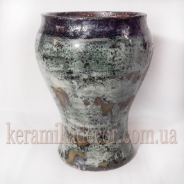 Керамічна ваза "Застигла лава" v-001g