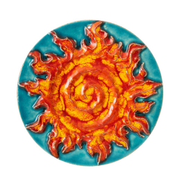 Плакетка "Спіраль №2" в глазурованому покритті