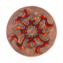 Декоративна тарілка "Небесний хрест" d30 глазур