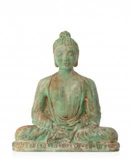 Керамічна скульптура "Будда" h 68см художня викраска