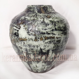 Керамічна ваза "Застывшая лава" v- 4401g