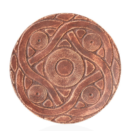 Декоративна тарілка "П'ятий елемент" d30 ангоб