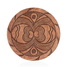 Декоративна тарілка "Дуальність" d30 ангоб